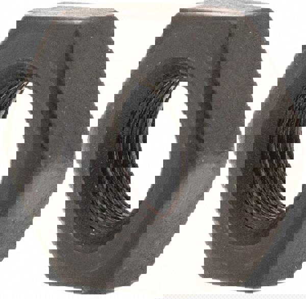 Hex Nut: M8x1.25, Grade Class 10 Steel, Bright/Uncoated Finish