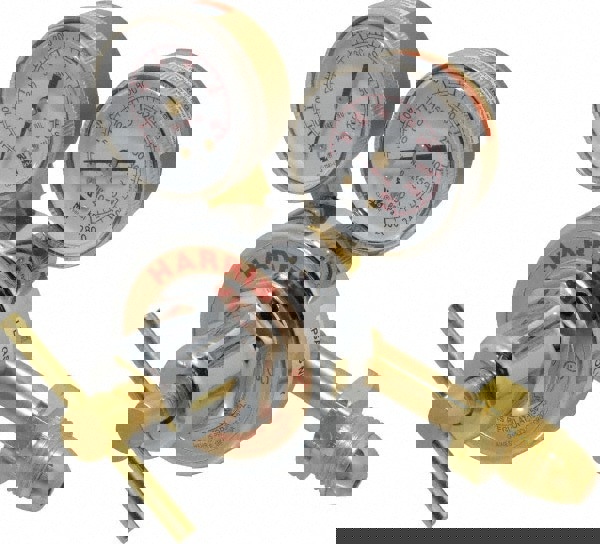 510 CGA Inlet Connection, Male Fitting, 50 Max psi, Propane Welding Regulator