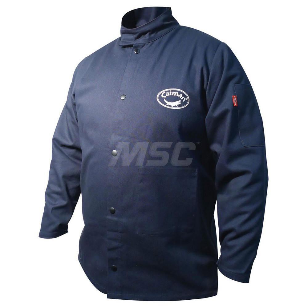 Jacket: Flame-Resistant & Welding, Size Medium, Cotton