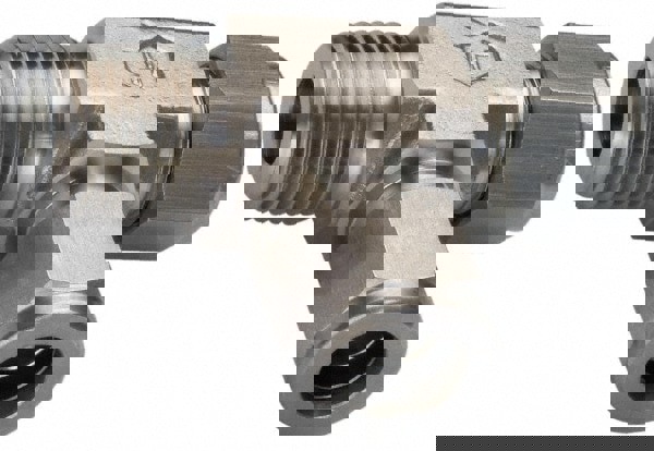 Compression Tube Male Run Tee: 1/2