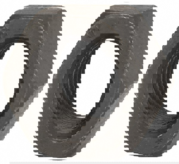 Hex Nut: M27x3, Grade Class 10 Steel, Bright/Uncoated Finish