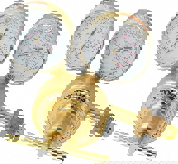 580 CGA Inlet Connection, Male Fitting, 125 Max psi, Nitrogen Welding Regulator