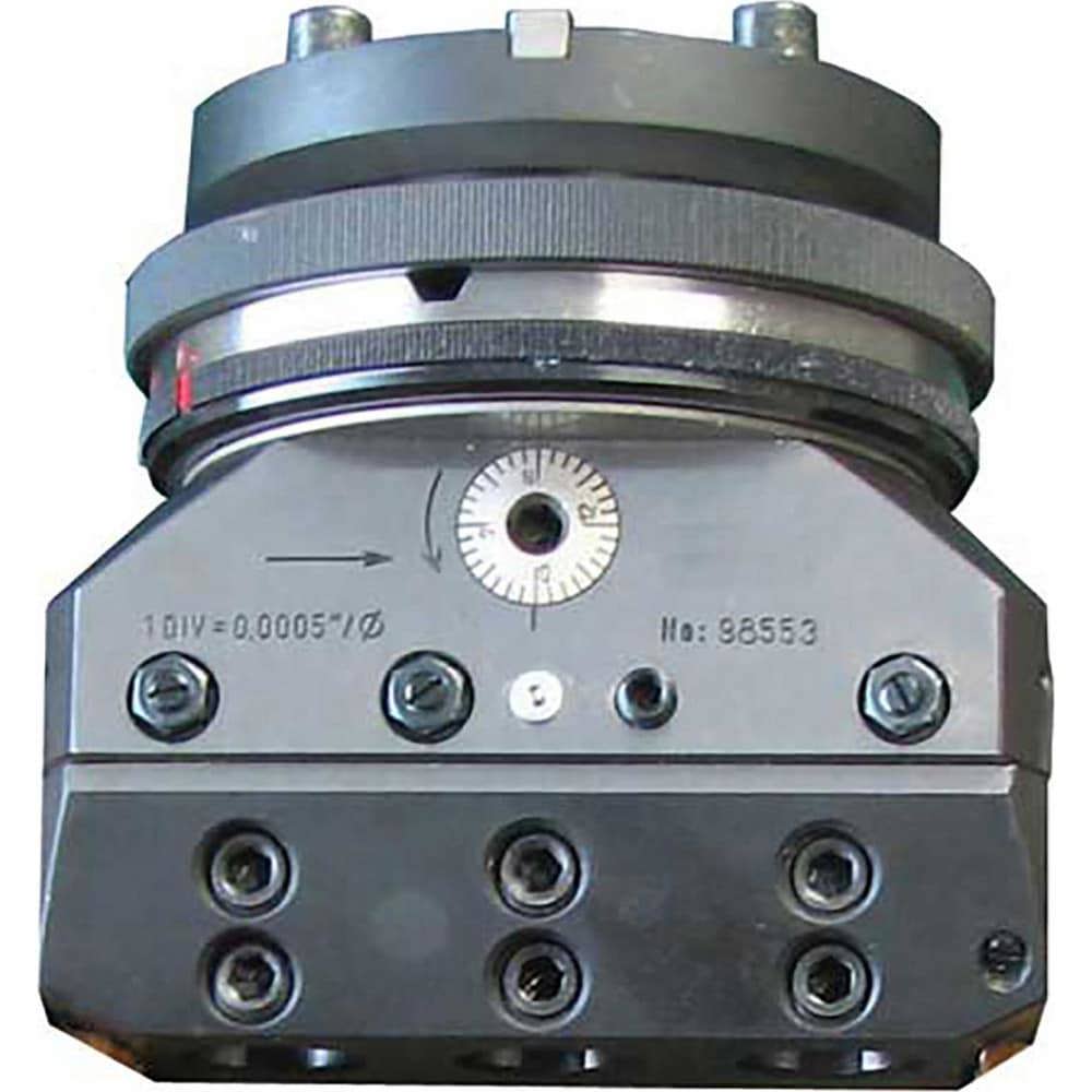 Boring Heads; Head Type: Offset Boring & Facing ; Type: Boring and Facing Head ; Actuation Type: Manual ; Boring Bar Hole Diameter (Inch): 1 ; Minimum Bore Diameter (mm): 12.000 ; Maximum Bore Diameter (mm): 410.00