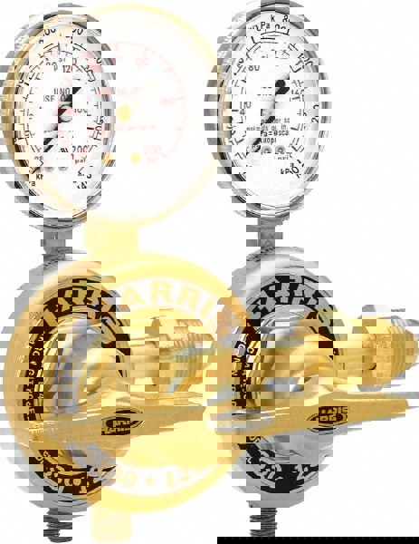 320 CGA Inlet Connection, Male Fitting, 125 Max psi, Carbon Dioxide Welding Regulator