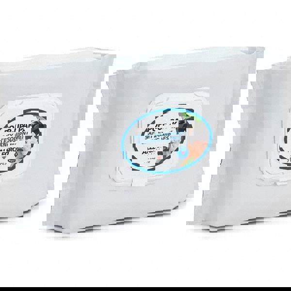 Facepiece Alcohol-Free Wipe: Non-Woven Cloth, White, Use with Rubber Respirator Facepieces