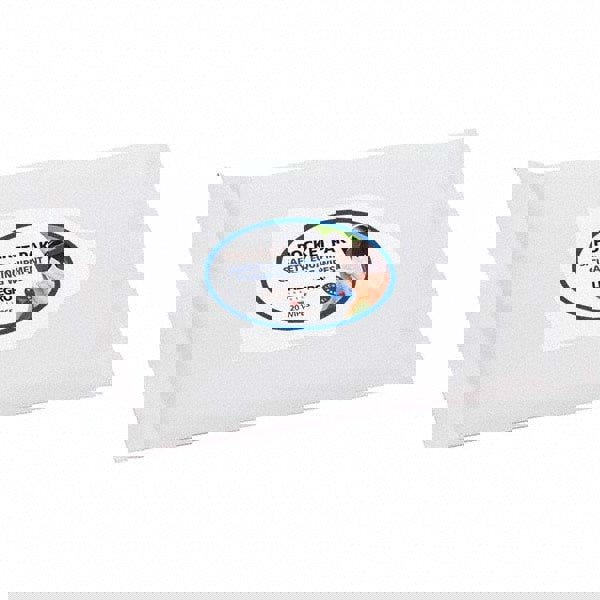 Facepiece Alcohol-Free Wipe: Non-Woven Cloth, White, Use with Rubber Respirator Facepieces