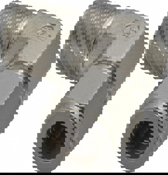 Compression Tube Male Elbow: 1/2