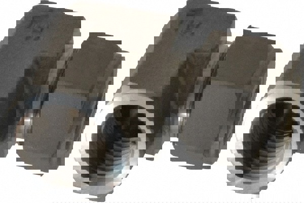 Compression Tube Female Elbow: 3/8