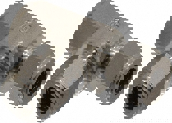 Compression Tube Female Run Tee: 1/4