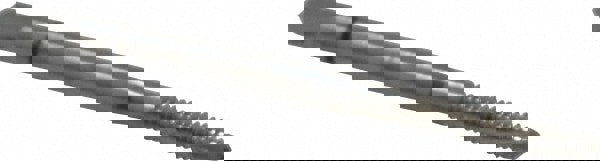 Spiral Point Tap: #4-40, UNC, 3 Flutes, Plug, Powdered Metal, Bright Finish