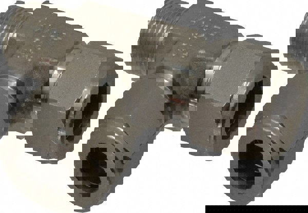 Compression Tube Male Run Tee: 3/8