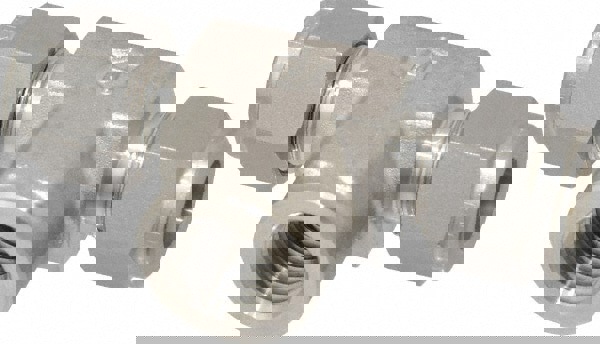 Compression Tube Female Branch Tee: 1/4