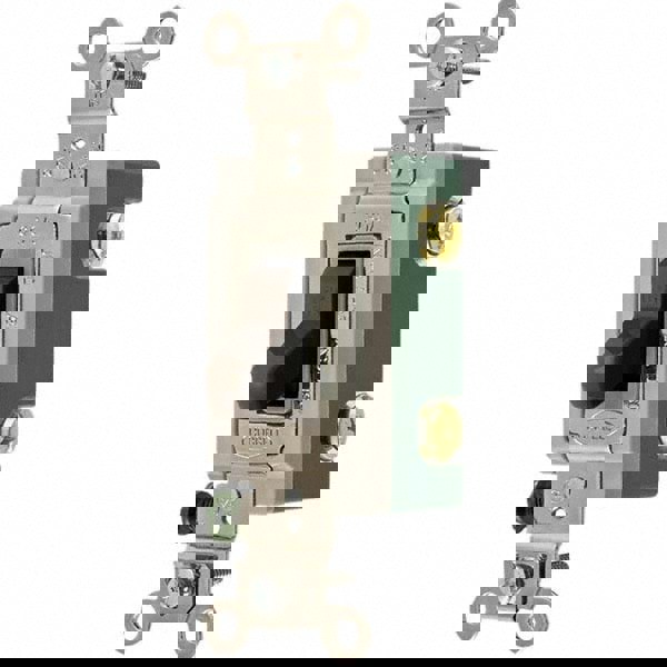 Wall & Dimmer Light Switches; Switch Type: NonDimmer ; Switch Operation: Toggle ; Color: Brown ; Grade: Industrial ; Amperage: 30A ; Number Of Poles: 2