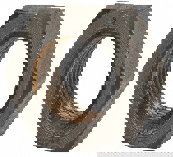 Hex Nut: M33x3.5, Grade Class 10 Steel, Bright/Uncoated Finish