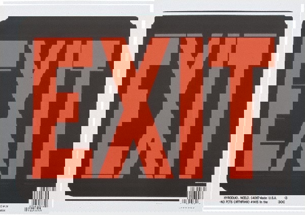 Warning & Safety Reminder Sign: Rectangl