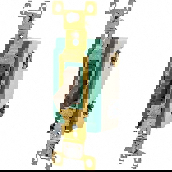 Wall & Dimmer Light Switches; Switch Type: Three Way ; Switch Operation: Toggle ; Color: Brown ; Grade: Industrial ; Amperage: 30A ; Number Of Poles: 1