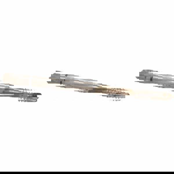 Spiral Point Tap: #6-32 UNC, 2 Flutes, Plug Chamfer, 3B Class of Fit, Powdered Metal High-Speed Steel, Bright/Uncoated