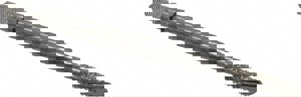 Spiral Point Tap: #6-32, UNC, 3 Flutes, Plug, Powdered Metal, Bright Finish