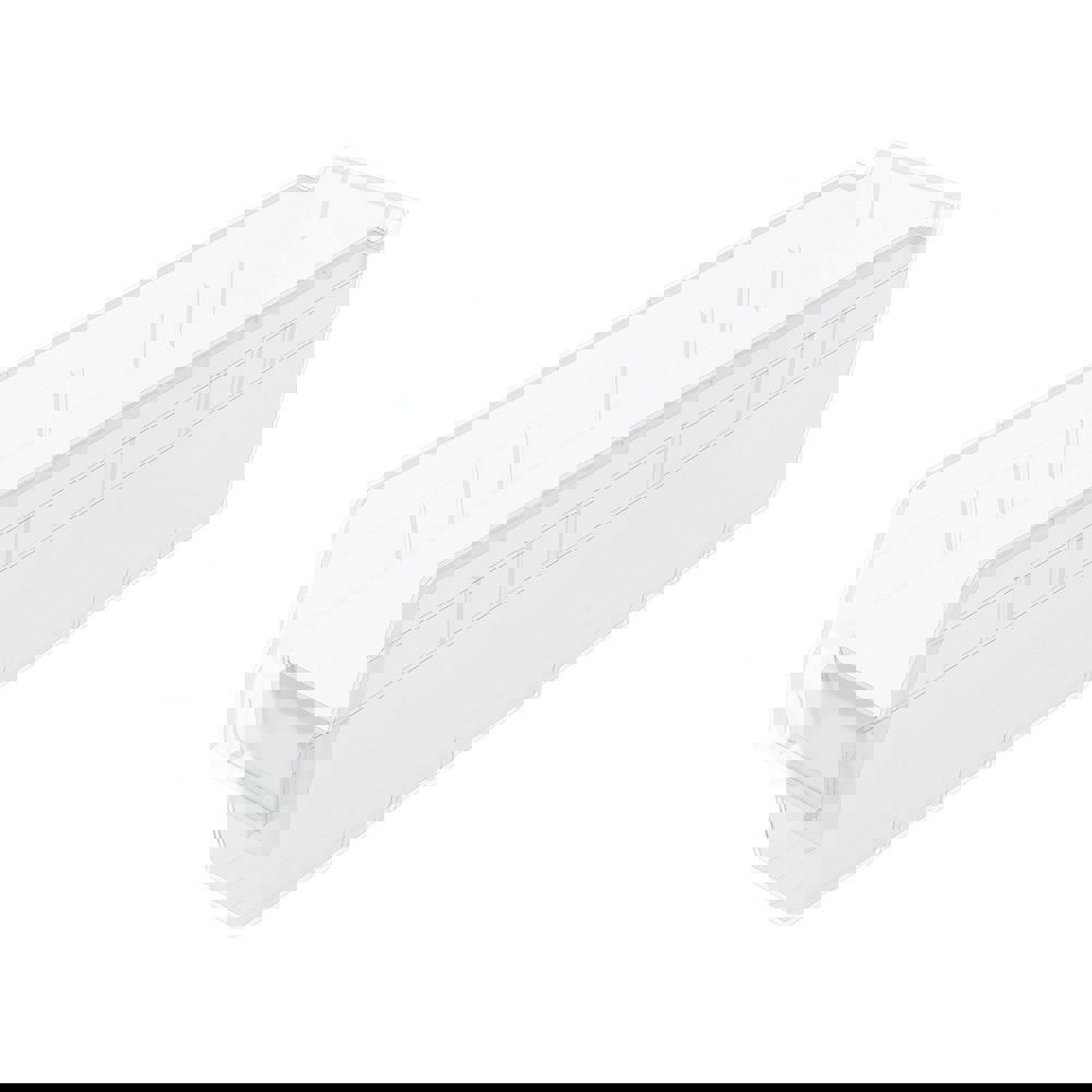 Plastic Hopper Shelf Bin: Clear