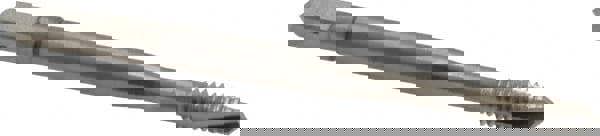 Spiral Point Tap: #8-32 UNC, 3 Flutes, Plug Chamfer, 2B Class of Fit, Powdered Metal High-Speed Steel, Bright/Uncoated