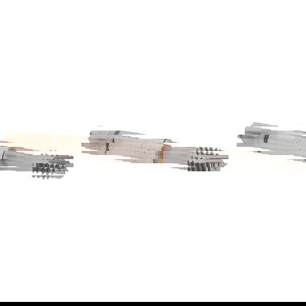 Spiral Point Tap: #8-32, UNC, 3 Flutes, Plug, 2B, Powdered Metal, TiCN Finish