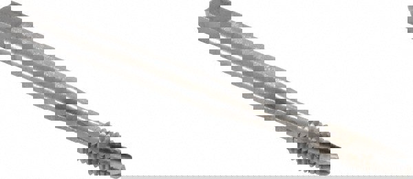 Spiral Point Tap: #8-32, UNC, 3 Flutes, Plug, Powdered Metal, Bright Finish