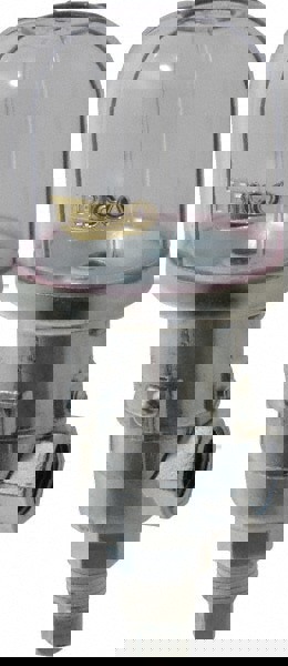 1 Outlet, Plastic Bowl, 2 Ounce Constant-Level Oil Reservoir