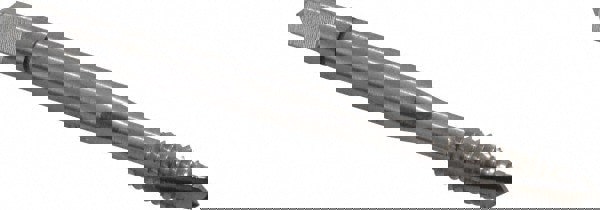 Spiral Point Tap: #10-24, UNC, 3 Flutes, Plug, Powdered Metal, Bright Finish