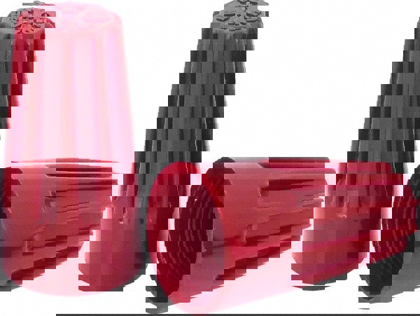 Standard Twist-On Wire Connector: Red, Flame-Retardant, 2 AWG