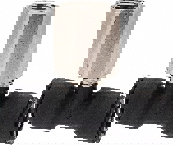 Push-To-Connect Tube Fitting: Female Branch Tee, 1/4