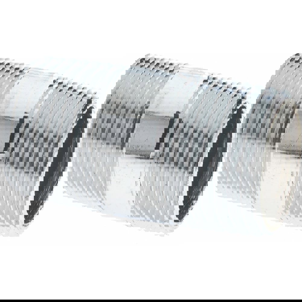 Brass Pipe Nipple: Threaded on Both Ends, 1-1/2