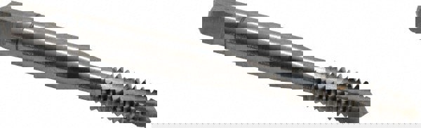 Spiral Point Tap: 1/4-20, UNC, 3 Flutes, Plug, Powdered Metal, Bright Finish
