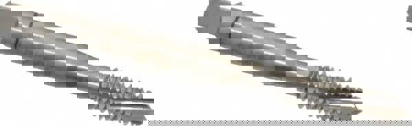 Spiral Point Tap: 1/4-20 UNC, 3 Flutes, Plug Chamfer, 3B Class of Fit, Powdered Metal High-Speed Steel, Bright/Uncoated