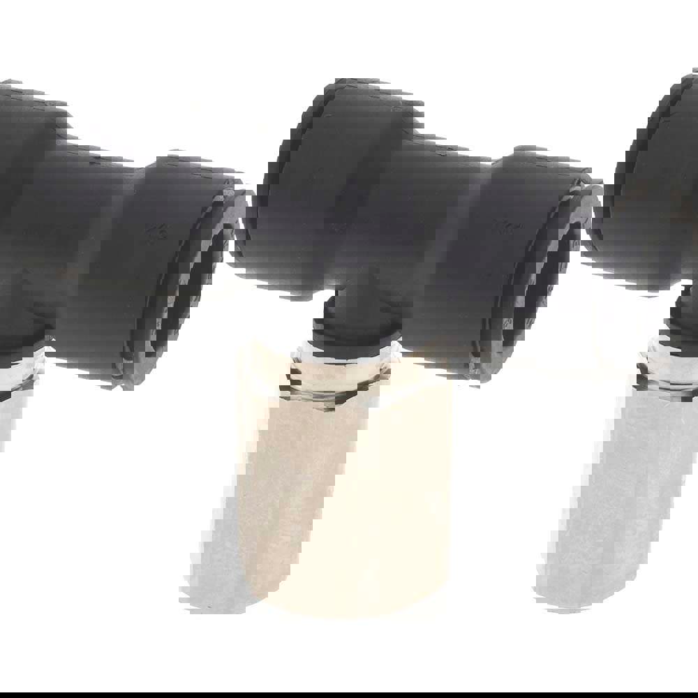 Push-To-Connect Tube Fitting: Female Branch Tee, 1/4