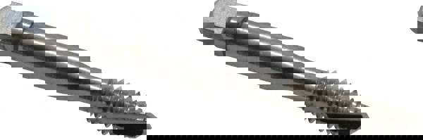 Spiral Point Tap: 1/4-20, UNC, 3 Flutes, Plug, Powdered Metal, Bright Finish