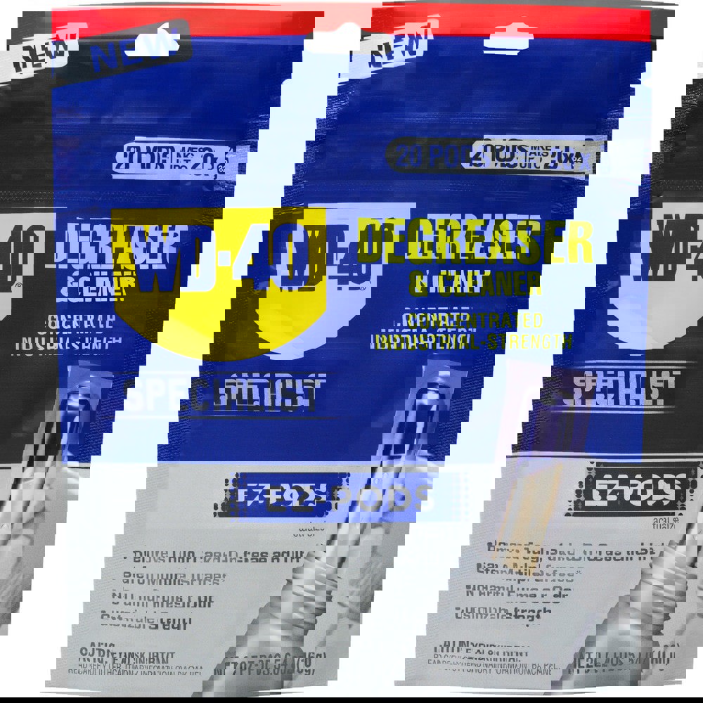 All-Purpose Cleaners & Degreasers; Degreaser Type: Cleaner/Degreaser ; Container Type: Packet ; Container Size: 6.590 oz ; Scent: Characteristic ; Removes: Petroleum-based Grease; Dirt ; Composition: Water Based