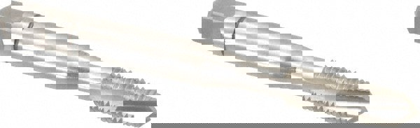 Spiral Point Tap: 1/4-28, UNF, 3 Flutes, Plug, Powdered Metal, Bright Finish