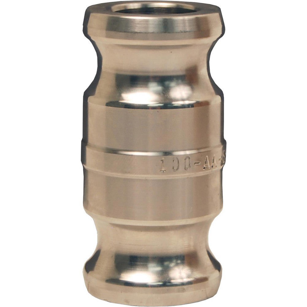 Suction & Discharge Hose Couplings; Type: Type AA Spool Adapter ; Coupling Type: Cam & Groove ; Coupling Descriptor: Spool Adapter ; Material: Aluminum ; Coupler Size (Fractional Inch): 3 ; Thread Size: Non-Threaded