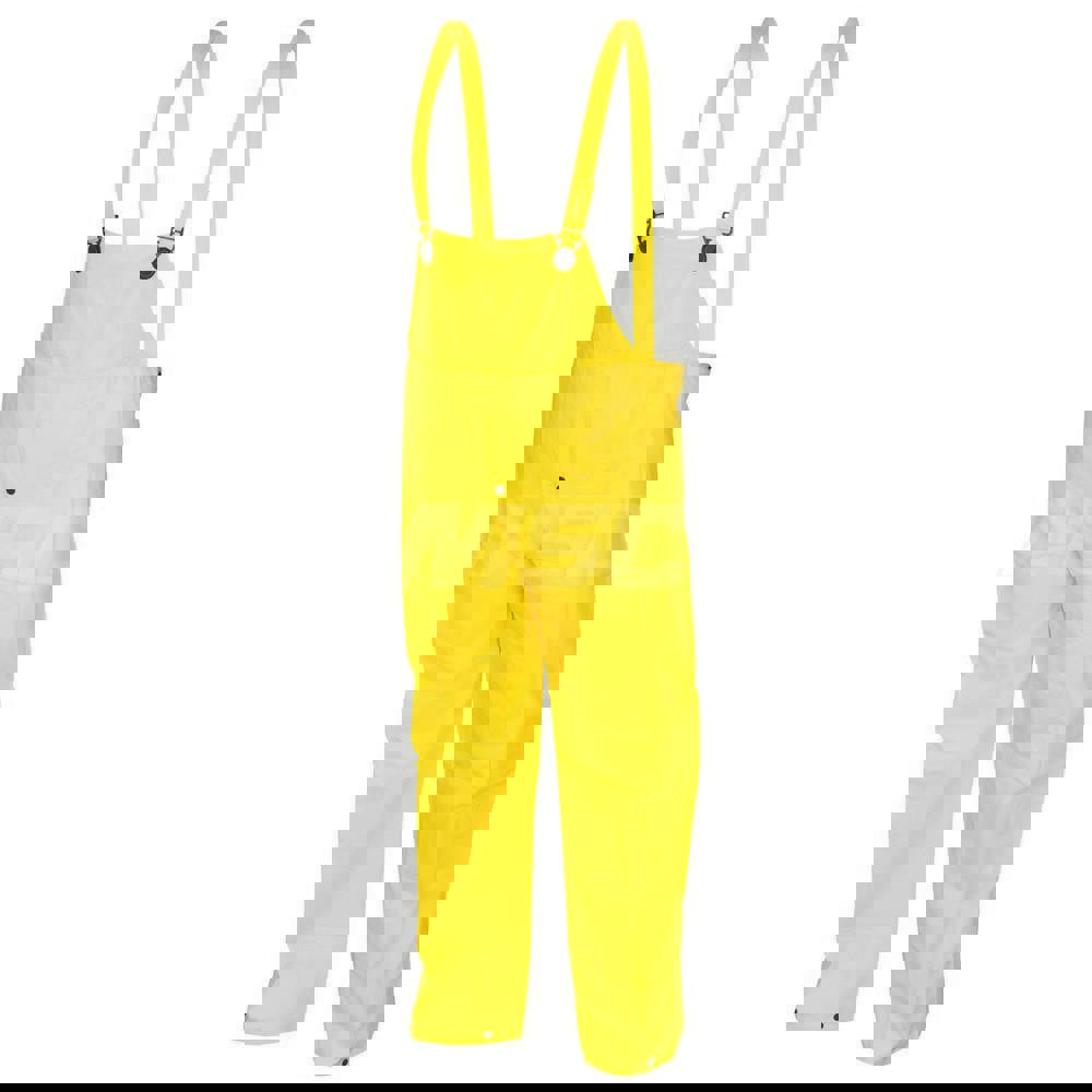 Rain Bib Overalls: Size 3X-Large, Nylon & Polyvinylchloride