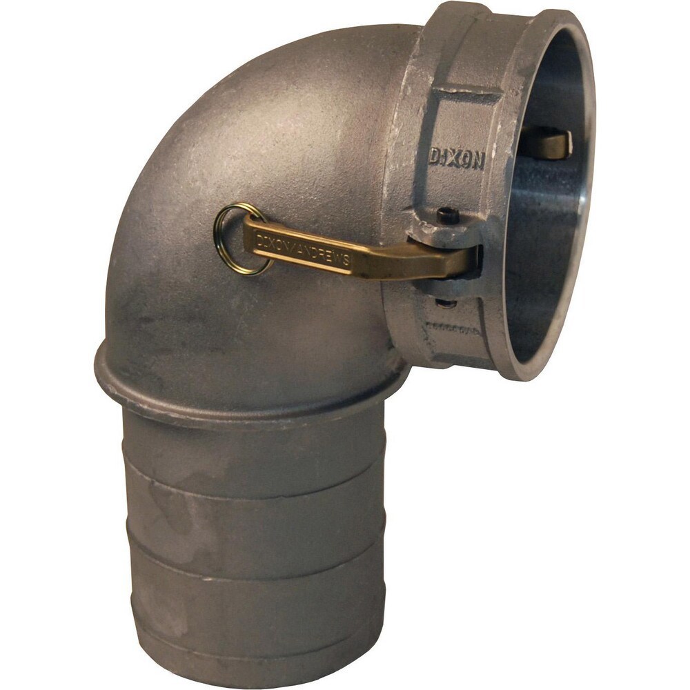Suction & Discharge Hose Couplings; Type: Type C Elbow ; Coupling Type: Cam & Groove ; Coupling Descriptor: Coupler x 900 Hose Shank ; Material: Aluminum ; Coupler Size (Fractional Inch): 3 ; Thread Size: Non-Threaded