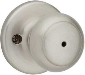 PRIV BED/BATH KNOB SN