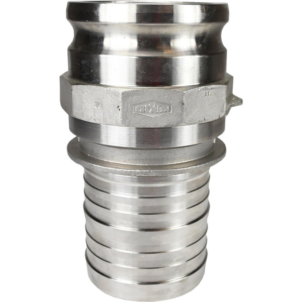 Suction & Discharge Hose Couplings; Type: Type E Adapter ; Coupling Type: Cam & Groove ; Coupling Descriptor: Swivel Adapter x Crimp Shank ; Material: Aluminum ; Coupler Size (Fractional Inch): 3 ; Thread Size: Non-Threaded