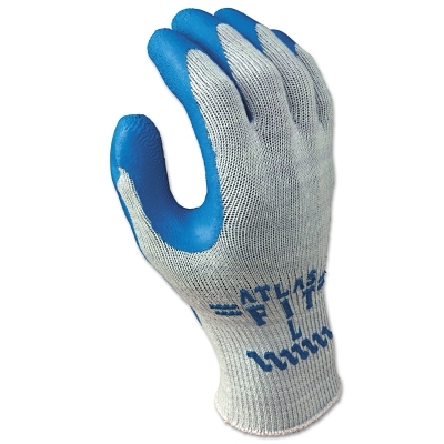 General Purpose Work Gloves: X-Large, Rubber Coated, Cotton Blend