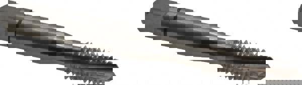 Spiral Point Tap: 5/16-18 UNC, 3 Flutes, Plug Chamfer, 3B Class of Fit, Powdered Metal High-Speed Steel, Bright/Uncoated