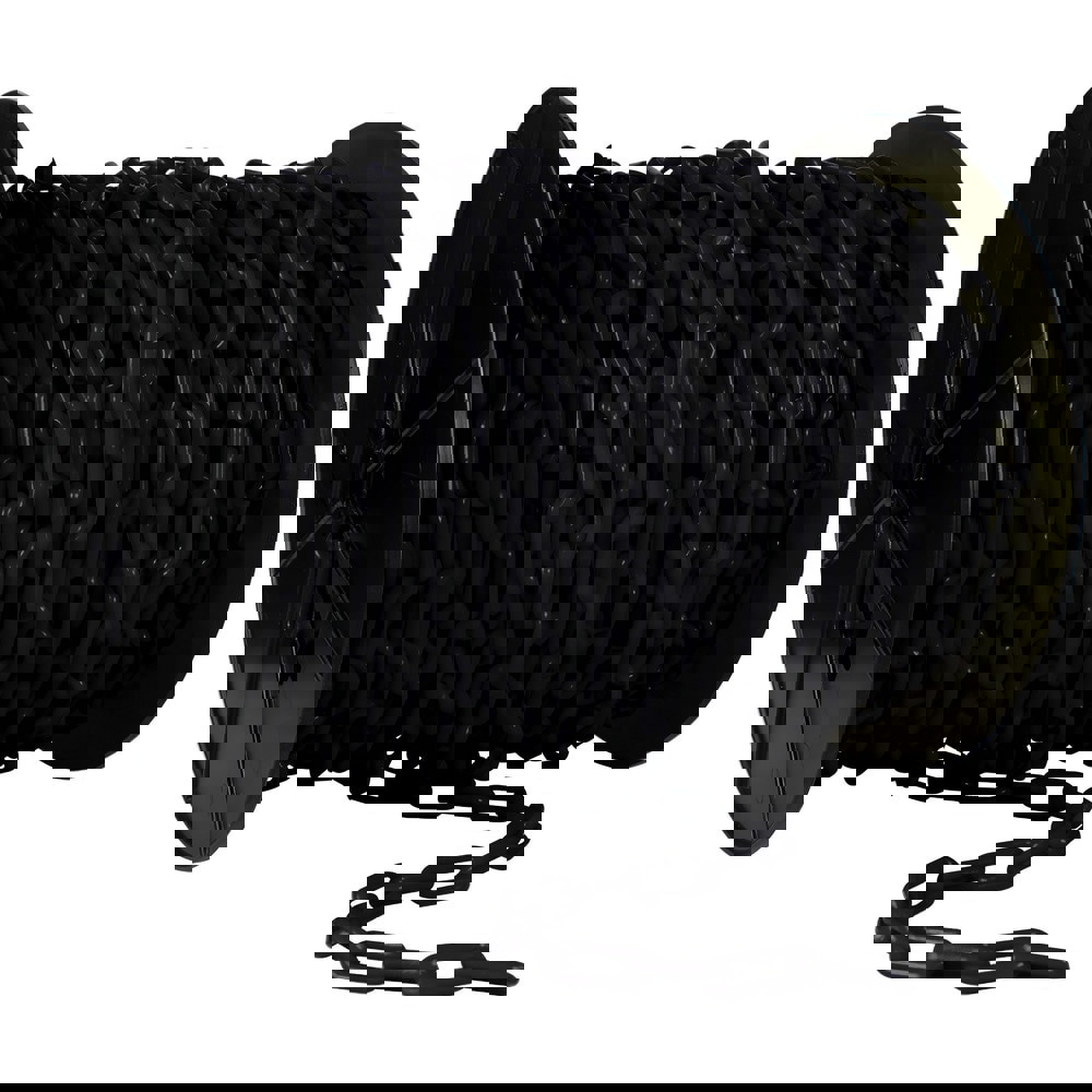 Barrier Rope & Chain; Type: Safety Chain ; Snap End Material: Plastic; Polyethylene ; Hook Fitting Material: Plastic ; Color: Black ; Link Type: Straight Link ; Rope/ Chain Material: Plastic; Polyethylene