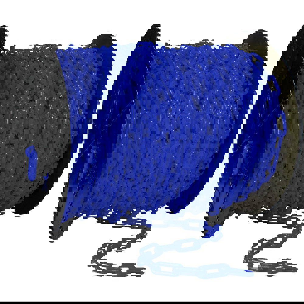 Barrier Rope & Chain; Type: Safety Chain ; Snap End Material: Plastic; Polyethylene ; Hook Fitting Material: Plastic ; Color: Blue ; Link Type: Straight Link ; Rope/ Chain Material: Plastic; Polyethylene