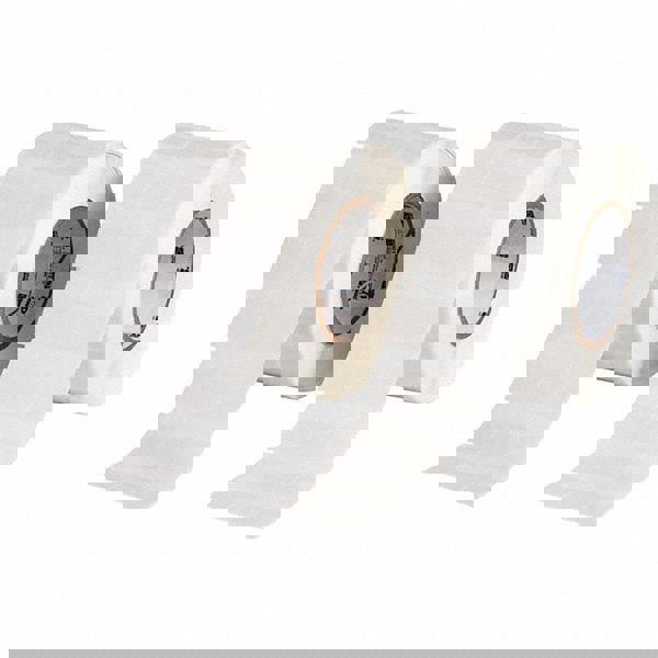 Label Maker Label: Clear & White, Vinyl, 5,000 per Roll