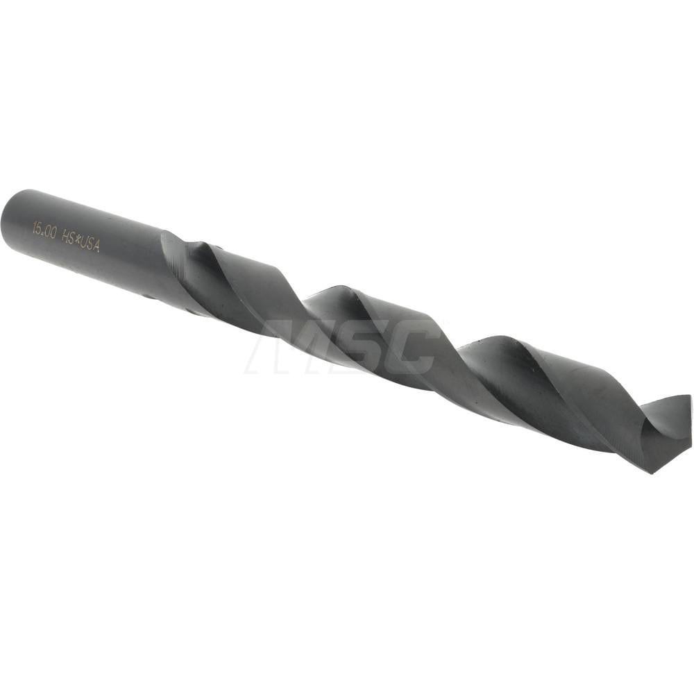 Jobber Length Drill Bit: 15.00 mm (0.5906) Dia, 118 deg, HSS