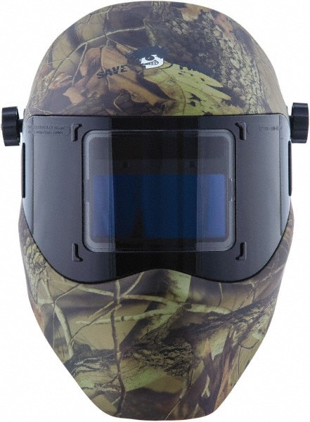 Welding Helmet: Camouflage, Nylon, Shade 4 & 9 to 13