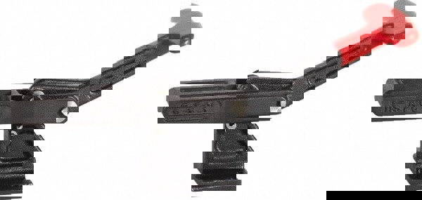 Pull-Action Latch Clamp: Horizontal, 2,000 lb, U-Hook, Flanged Base